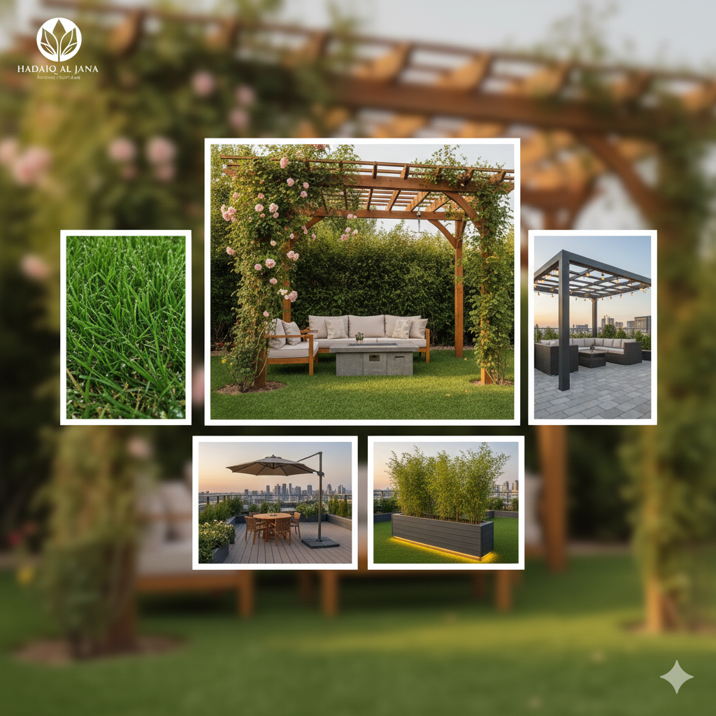 في "مشروع الأسطح الخضراء" بالرياض، نفذت شركة حدائق الجنة تحويلاً مبتكراً لأسطح المباني إلى مساحات ترفيهية خضراء